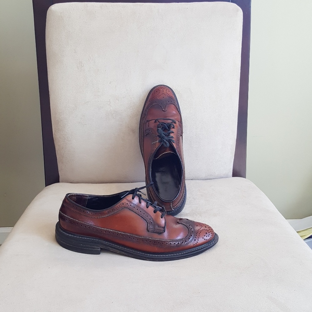 Men's O'Sullivan Wingtip Shoes. Size 9.5 - Picture 1 of 6